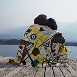 Плед 3D Поперечная линия - Василий Кандинский - фото 2