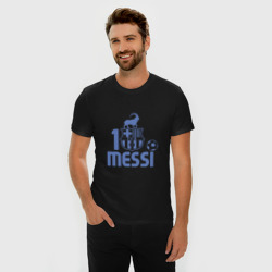 Мужская футболка хлопок Slim 10 Messi - фото 2