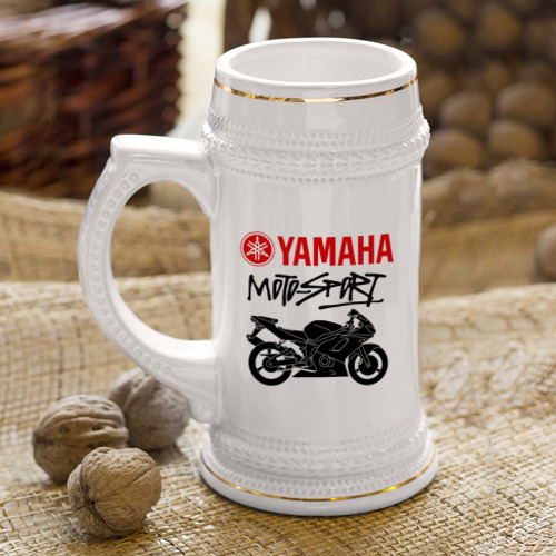 Кружка пивная Yamaha - motorsport - фото 4