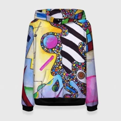 Женская толстовка 3D Василий Кандинский Абстрактная композиция