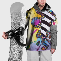 Накидка на куртку 3D Василий Кандинский Абстрактная композиция