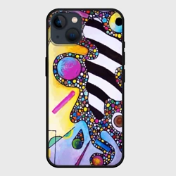 Чехол для iPhone 14 Василий Кандинский Абстрактная композиция