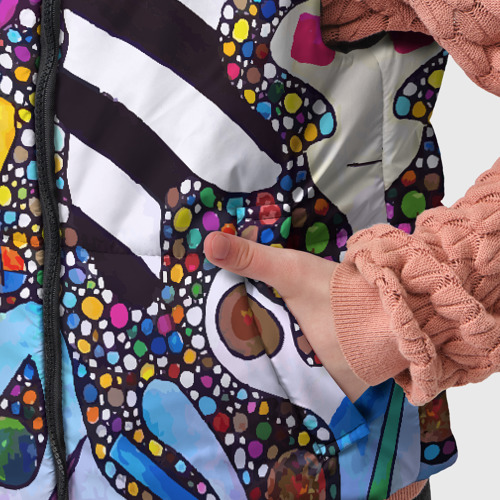 Детский жилет утепленный 3D с принтом Василий Кандинский Абстрактная композиция, фото #4