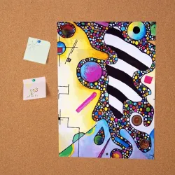 Постер Василий Кандинский Абстрактная композиция - фото 2