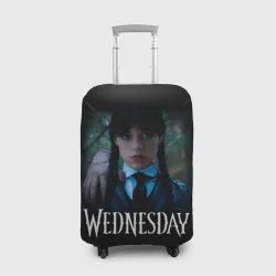 Чехол для чемодана 3D Wednesday и вещь