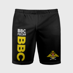 Мужские шорты спортивные Логотип ввс на черном фоне