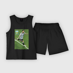 Детская пижама с шортами хлопок Argentina - Lionel Messi - world champion