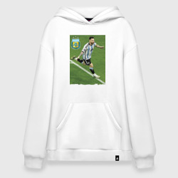 Худи SuperOversize хлопок Argentina - Lionel Messi - world champion