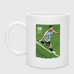 Кружка керамическая Argentina - Lionel Messi - world champion
