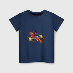Детская футболка хлопок Морковолёт спидстер