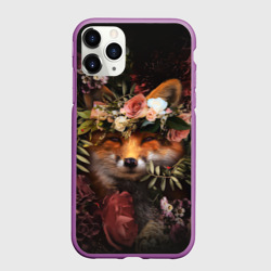 Чехол для iPhone 11 Pro матовый В цветах лиса