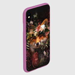 Чехол для iPhone XS Max матовый В цветах лиса - фото 2