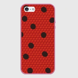 Чехол для iPhone 5/5S матовый Леди божья коровка