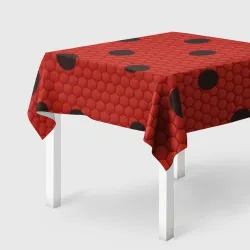 Скатерть 3D Леди божья коровка