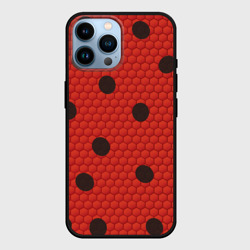 Чехол для iPhone 14 Pro Max Леди божья коровка
