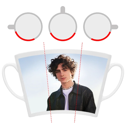 Кружка Латте с принтом Timothe for Variety, фото #6