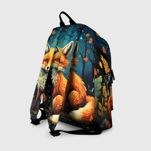 Рюкзак 3D Лиса в Folk Art стиле - фото 2