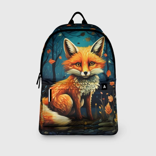 Рюкзак 3D Лиса в Folk Art стиле - фото 4