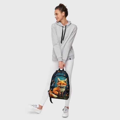Рюкзак 3D Лиса в Folk Art стиле - фото 7