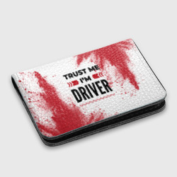 Картхолдер с принтом Trust me I'm driver white