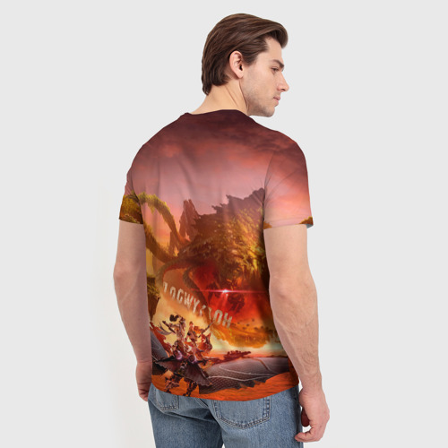 Мужская футболка 3D Алой на пылающих берегах, цвет 3D печать - фото 4