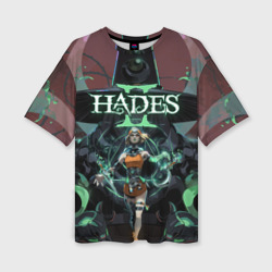 Женская футболка oversize 3D Мелиноя и Геката Hades 2