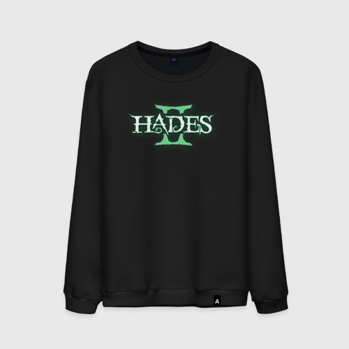 Мужской свитшот хлопок Hades 2 logo, цвет черный