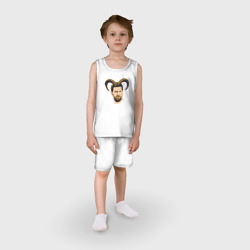 Детская пижама с шортами хлопок Messi goat - фото 2