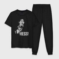 Мужская пижама хлопок Leo Messi scream