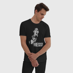 Мужская пижама хлопок Leo Messi scream - фото 2