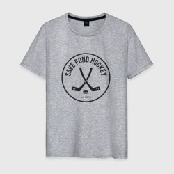 Мужская футболка хлопок Save Pond Hockey