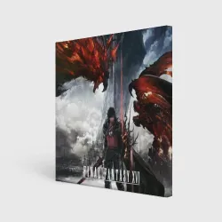 Холст квадратный Клайв и Феникс Final fantasy 16