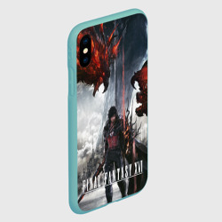 Чехол для iPhone XS Max матовый Клайв и Феникс Final fantasy 16 - фото 2