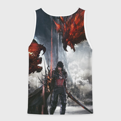 Мужская майка 3D Клайв и Феникс Final fantasy 16, цвет 3D печать - фото 2