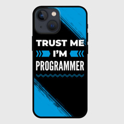 Чехол для iPhone 13 mini Trust me I'm programmer Dark