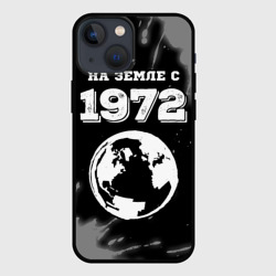 Чехол для iPhone 13 mini На Земле с 1972: краска на темном