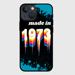 Чехол для iPhone 13 mini Made in 1973: liquid art