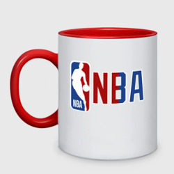 Кружка двухцветная NBA - big logo