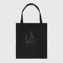 Шоппер BioNature Маяк - карандашный рисунок