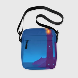 Сумка через плечо 3D Маяк в ночи