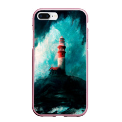 Чехол для iPhone 7Plus/8 Plus матовый Бушующее море