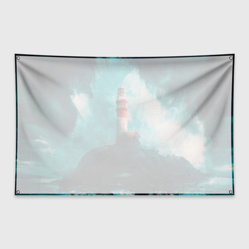 Флаг-баннер Бушующее море - фото 2