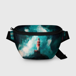 Поясная сумка 3D Бушующее море