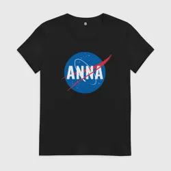 Женская футболка хлопок Анна в стиле NASA