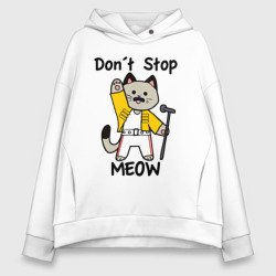 Женское худи Oversize хлопок Freddy MEOWcury