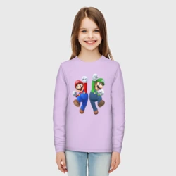 Детский лонгслив хлопок Марио и Луиджи - фото 2