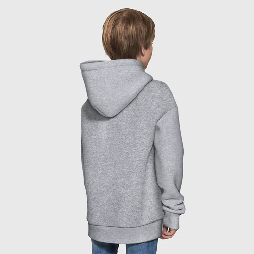 Детское худи Oversize хлопок Бело-рыжая кошечка в очках - парная - фото 10