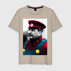 Иосиф Виссарионович Марио - Сталин meme – Мужская футболка хлопок с принтом купить со скидкой в -20%
