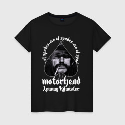 Женская футболка хлопок Lemmy Motorhead