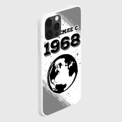 Чехол для iPhone 12 Pro На Земле с 1968: краска на светлом - фото 2